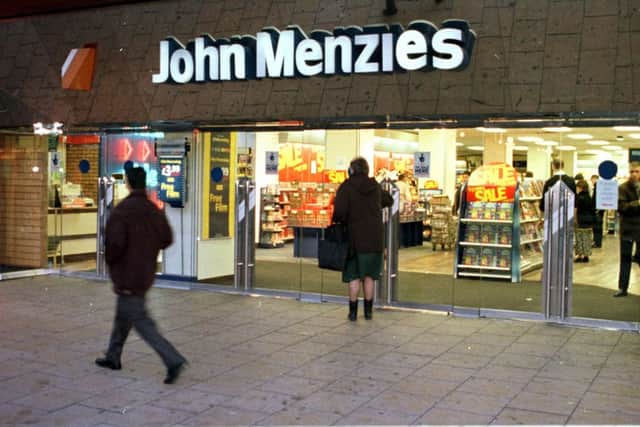 John Menzies on Princes Street featured prominently in the film. Picture: TSPL.