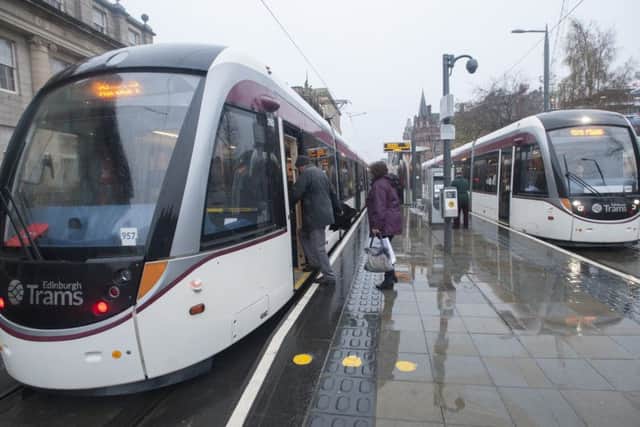 Lothian Buses is pumping Â£20m into the proposed tram line extension. Picture: Lesley Martin