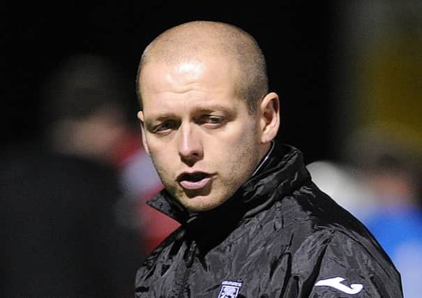 Leith Athletic coach Derek Riddel