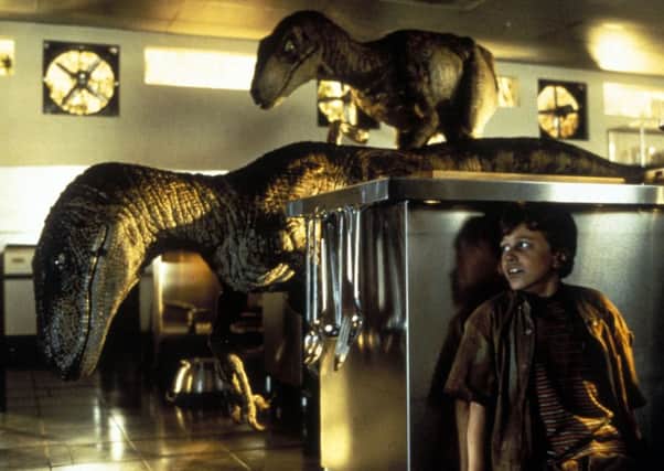 Jurassic Park's raptors are less susceptible to treats than Susan's cats. Picture: Amblin/Universal/REX/Shutterstock