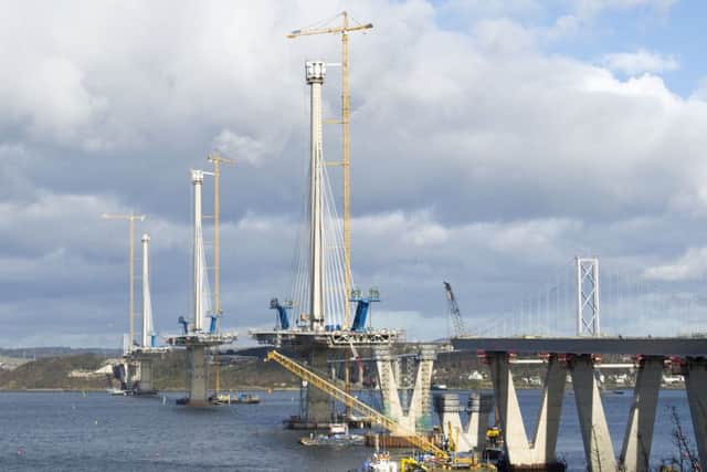 The Queensferry Crossing will have a windscreen. Picture; Ian Georgeson