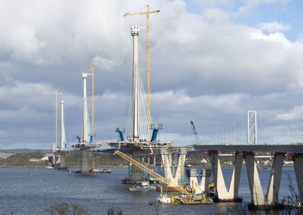 The Queensferry Crossing will have a windscreen. Picture; Ian Georgeson