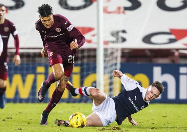Bjorn Johnsen is now the first choice striker for Hearts but admits he missed his share of chances against Raith Rovers