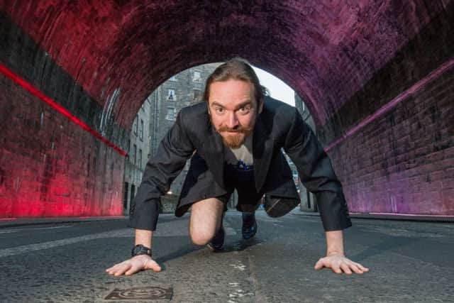 James Armandary who is organising Trainspotting Running tours in Edinburgh. Picture: Ian Georgeson.