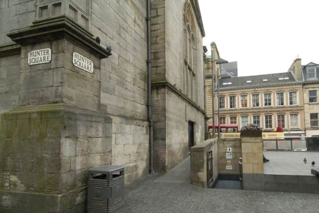 Hunter Square in Edinburgh