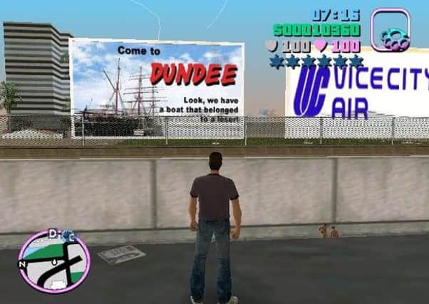 The GTA series is full of witty references to Scotland. Picture: GTA: Vice City
