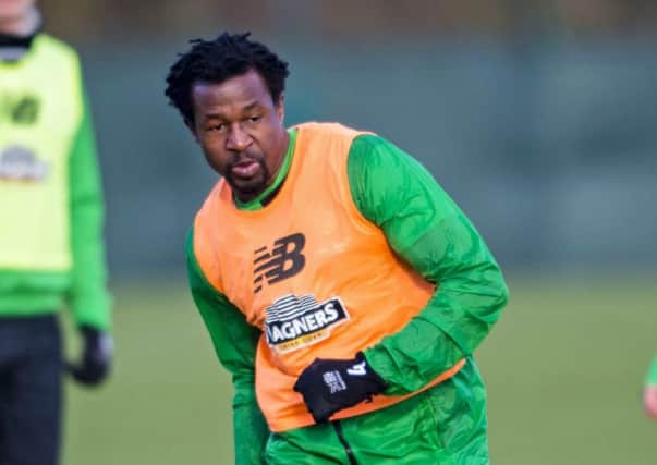 Efe Ambrose says his next destination will not be to Easter Road. Picture: SNS