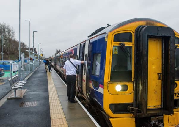 Borders Railway, Scotrail, Tweedbank line, Newtongrange station. Picture; Ian Georgeson