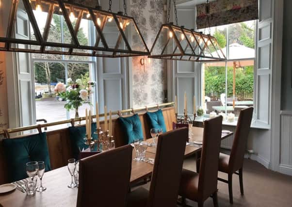 The Salisbury Arms' private dining area