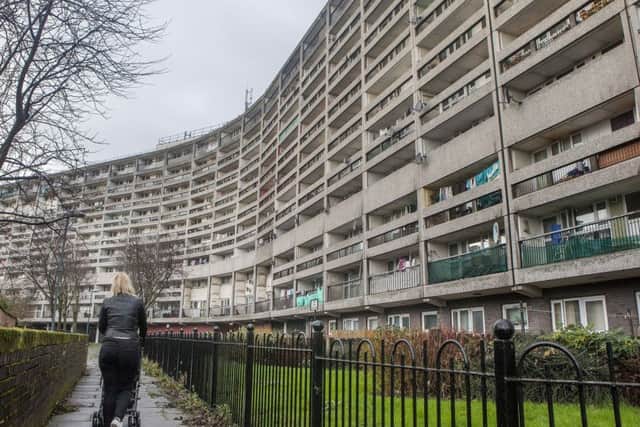 Leith's A-listed 'banana flats'. Picture: SWNS