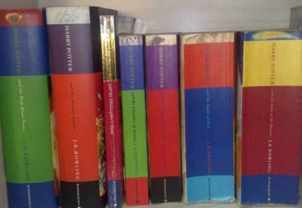 Harry Potter books. Stock image