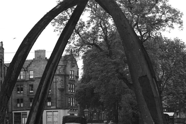 The much-loved whale bone was brought to Edinburgh in 1886.