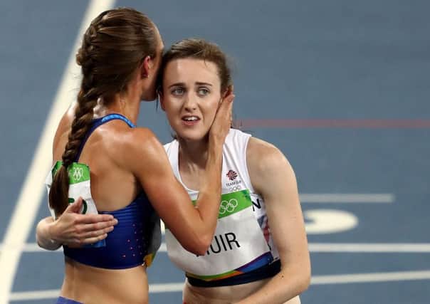 Laura Muir smashed the European indoor 3000m record at the IAAF World Indoor Tour meeting in Karlsruhe