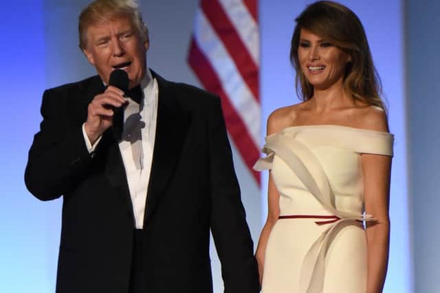 Donald Trump and wife Melania. Picture: AFP