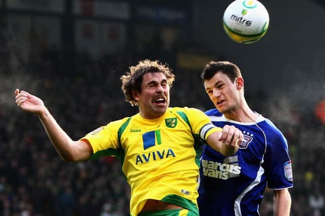 Holt played in the East Anglian derby for Norwich