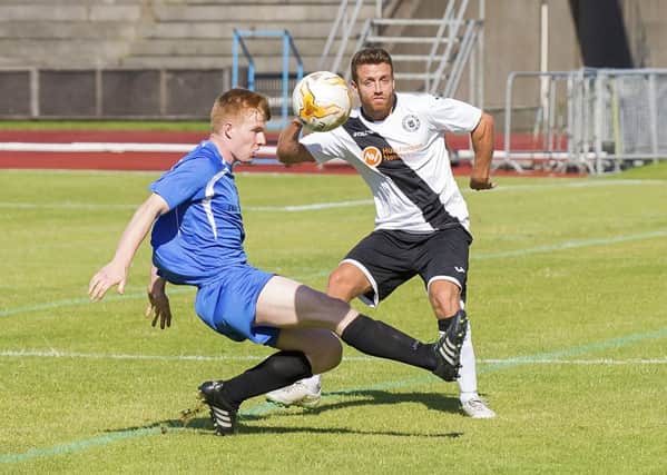 Sean Muhsin, right, had become something of a fringe player for Edinburgh City