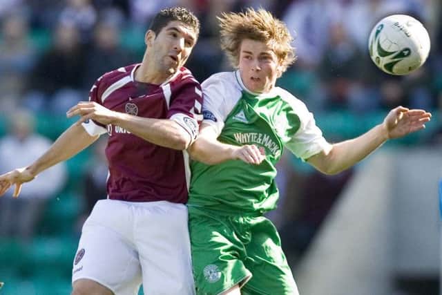 Lewis Stevenson's first derby was back in 2007