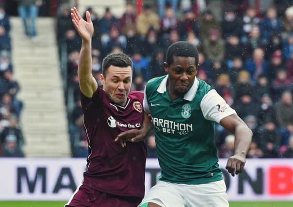 Don Cowie versus Marvin Bartley is one of a few possible repeat battles at Tynecastle on Sunday