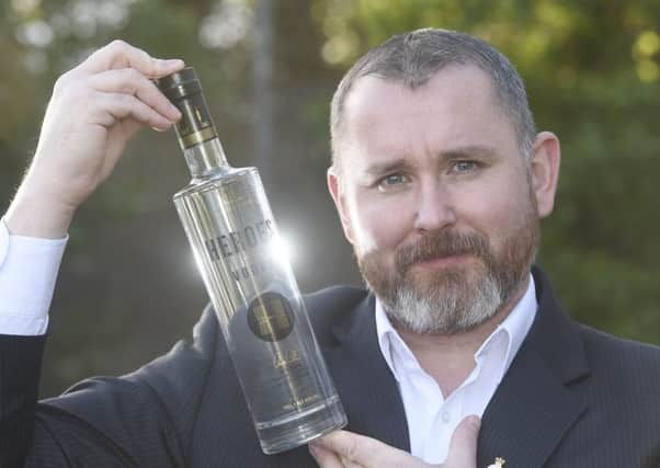Chris Gillan, a former soldier who has founded Heroes Vodka.