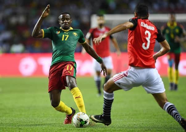 Arnaud Djoum helped Cameroon to their fifth Africa Cup of Nations title