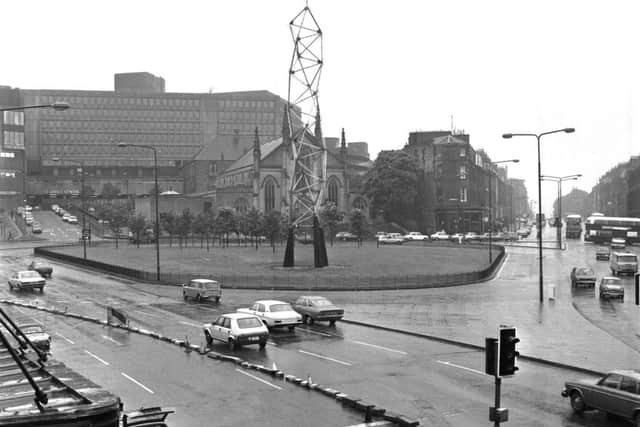 The much-maligned kinetic sculpture in the middle of the roundabout. Picture: TSPL