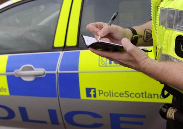 Police took the names of several children in Dunfermline (file photo)