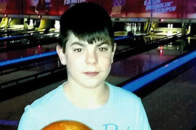 Blake, 13, was found on a Lothian Bus in Edinburgh at about 4pm on Monday after falling unwell. Picture; Police Scotland