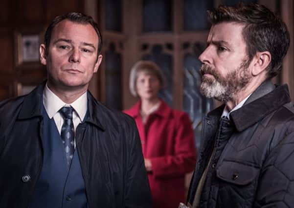 Andrew Lancel and Ben Nealon in A Judgement in Stone  Pic: Mark Yeoman