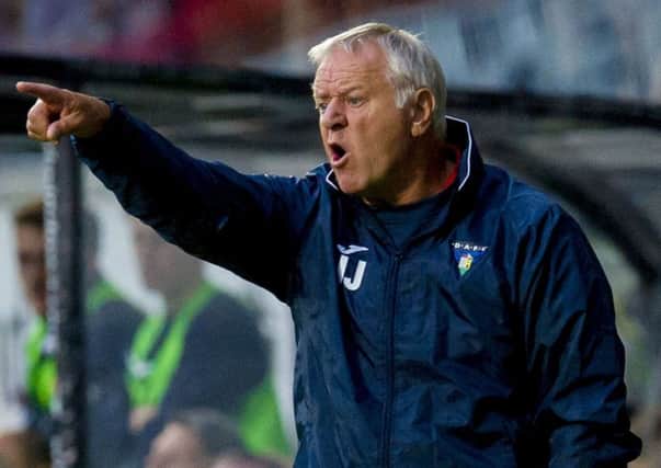 Jim Jefferies was last in the dugout as manager of Dunfermline Athletic
