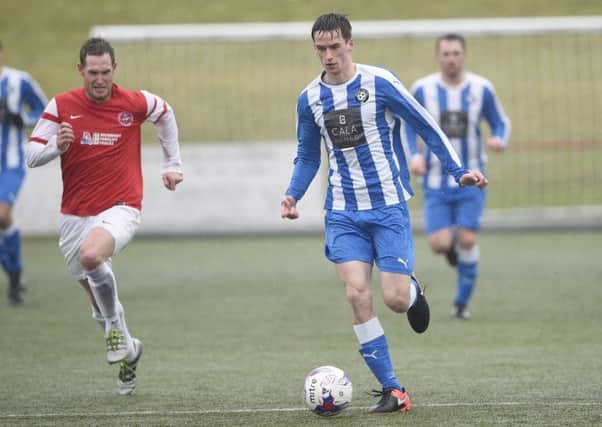 Lewis Barr says there's a real belief within the Penicuik dressing-room they could win the Junior Cup
