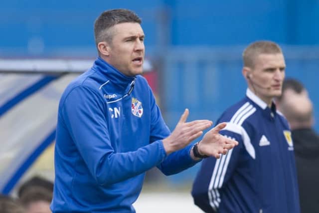 07/05/16
LEAGUE ONE PLAY OFF SEMI-FINAL 2ND LEG
COWDENBEATH v QUEEN'S PARK
CENTRAL PARK - COWDENBEATH
Cowdenbeath manger Colin Nish