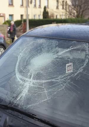 Pic Greg Macvean - 15/02/2017 - Loganlea Terrace where a number of cars had their windscreens smashed overnight