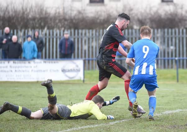 Penicuik No.9 Keith Lough is kept out