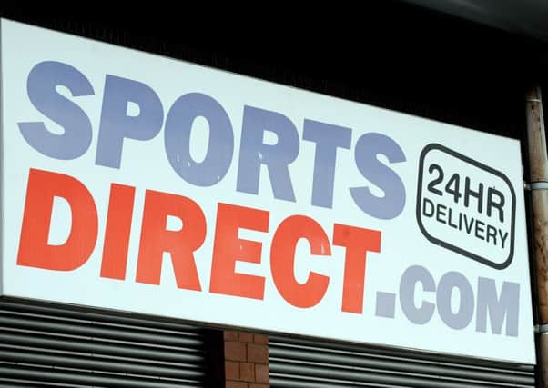 Sports Direct. Picture; Lisa Ferguson