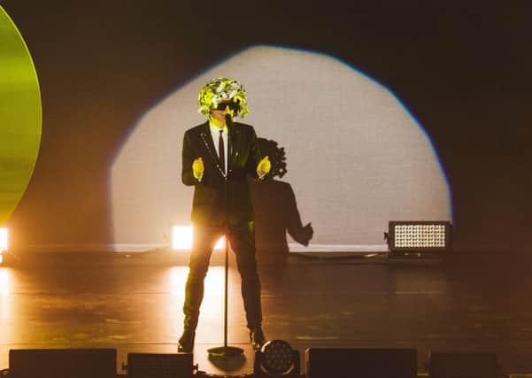 Neil Tennant of Pet Shop Boys performs. Picture: Andrew Benge/Redferns