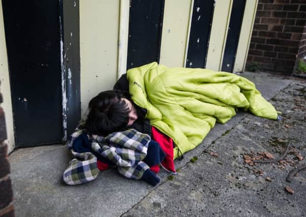There are more people sleeping rough in our city than ever before. Picture: John Devlin