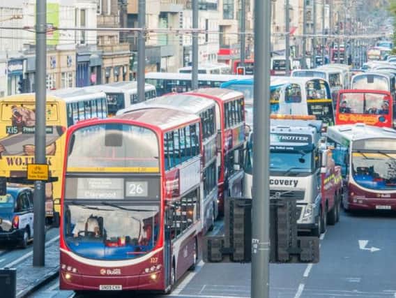 Bus journeys have fallen in Scotland apart from Edinburgh, where main operator Lothian Buses reached a record 121 million in 2015