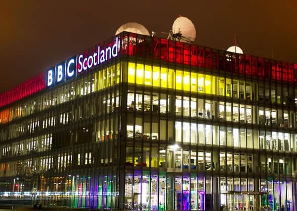 BBC Scotland's Pacific Quay HQ in Glasgow. Picture: John Devlin
