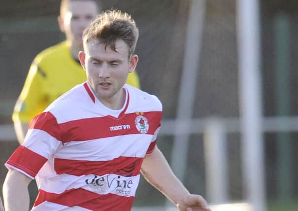 Conor Thomson, pictured playing for Bonnyrigg