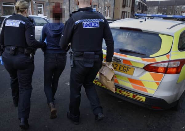 Police have been carrying out a number of drug raids in the Capital and throughout the Lothians. Picture Steven Scott Taylor.