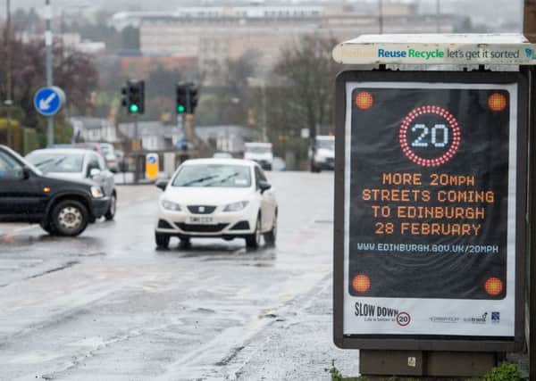 A sign warns motorists of the impending 2nd phase of the 20mph speed limits. Picture: Ian Georgeson