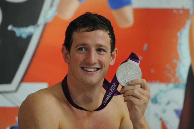 Michael Jamieson won the silver medal in the 200m breast stroke at the London Olympics. Picture: Robert Perry The Scotsman.