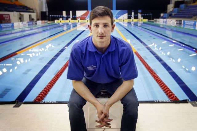 Michael Jamieson during a team announcement at The Tollcross Swimming Arena, Glasgow. Picture: Danny Lawson/PA Wire
