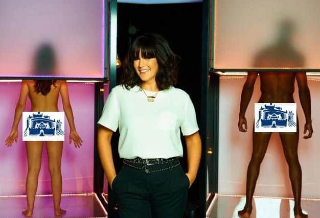 The show Naked Attraction asks singles to pick partners based on how attracted they are to their naked body. Picture: Channel 4