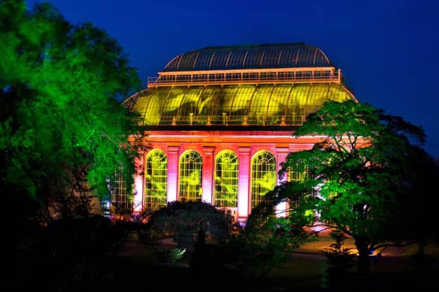 The Botanic Lights at the Royal Botanic Garden, Edinburgh.