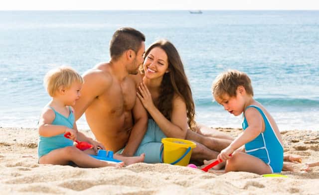 The Morrisons are unlikely to be enjoying a picture-postcard family holiday. Picture: Getty