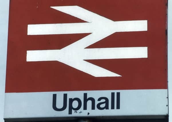 The incident happened at Uphall station