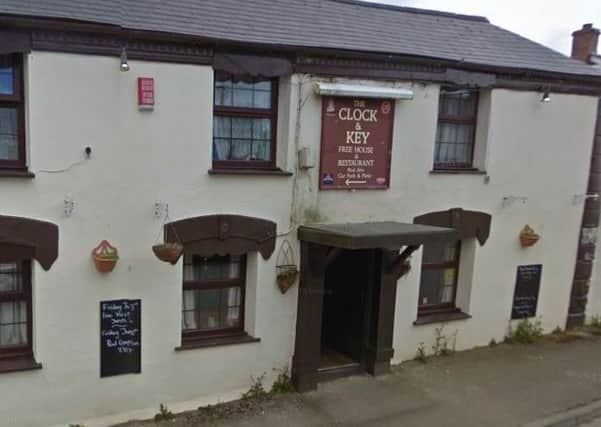 Clock and Key pub, Trispen; A pensioner died from food poisoning caught at an 'unhygienic' pub. Picture; SWNS