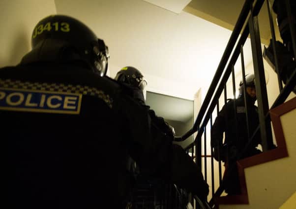 Police have been carrying out drug raids across the Capital. Picture; Steven Scott Taylor.