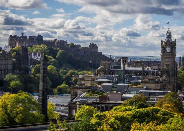 A stunning view of Edinburgh. Picture; Steven Scott Taylor.